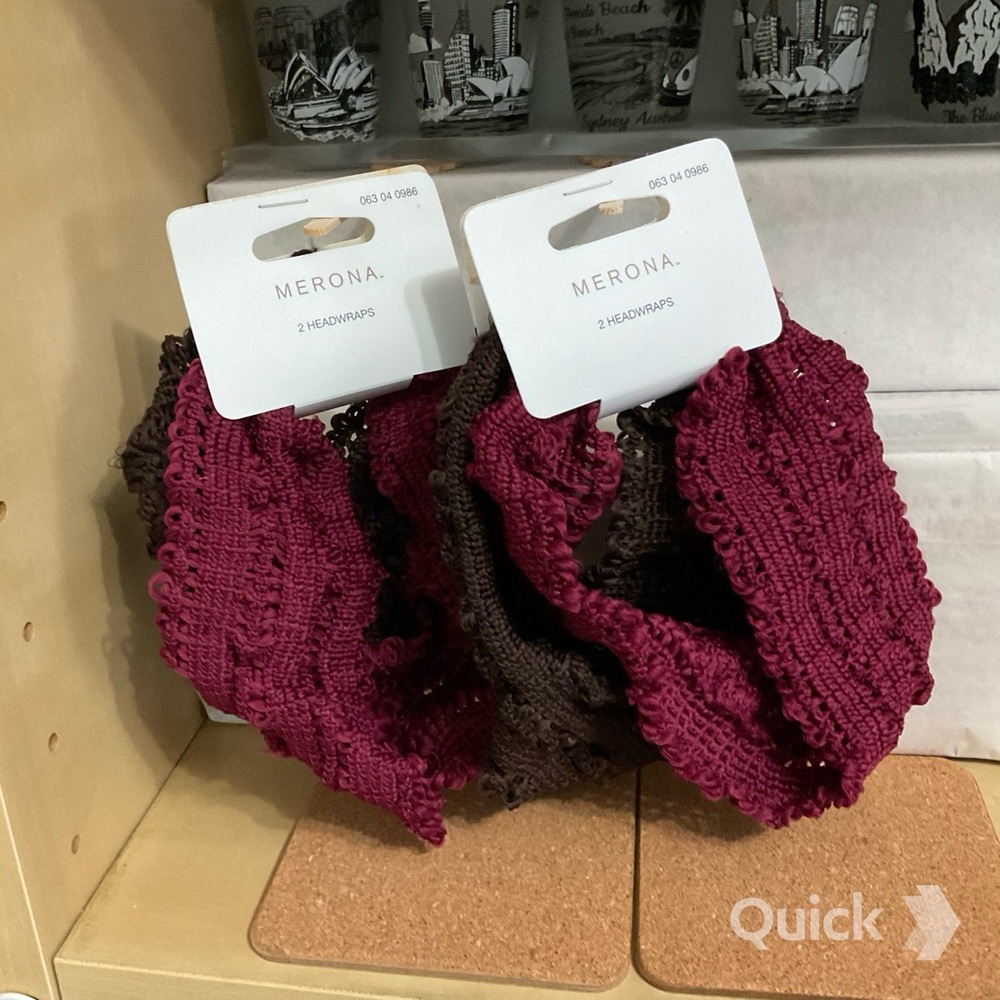 2 set - Emberly 2 pc. Fabric Stretch Headwraps Set